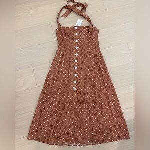 WeWoreWhat Polka Dot Halter Dress